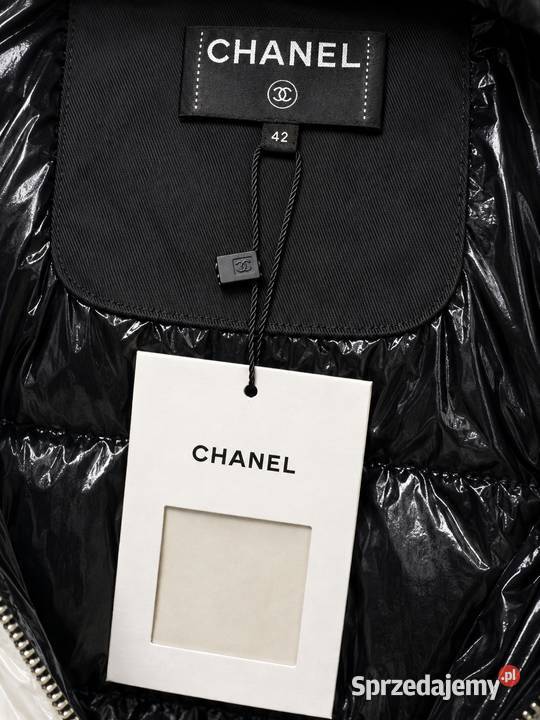 Kurtka puchowa zimowa chanel wypełnienie kacze Warszawa