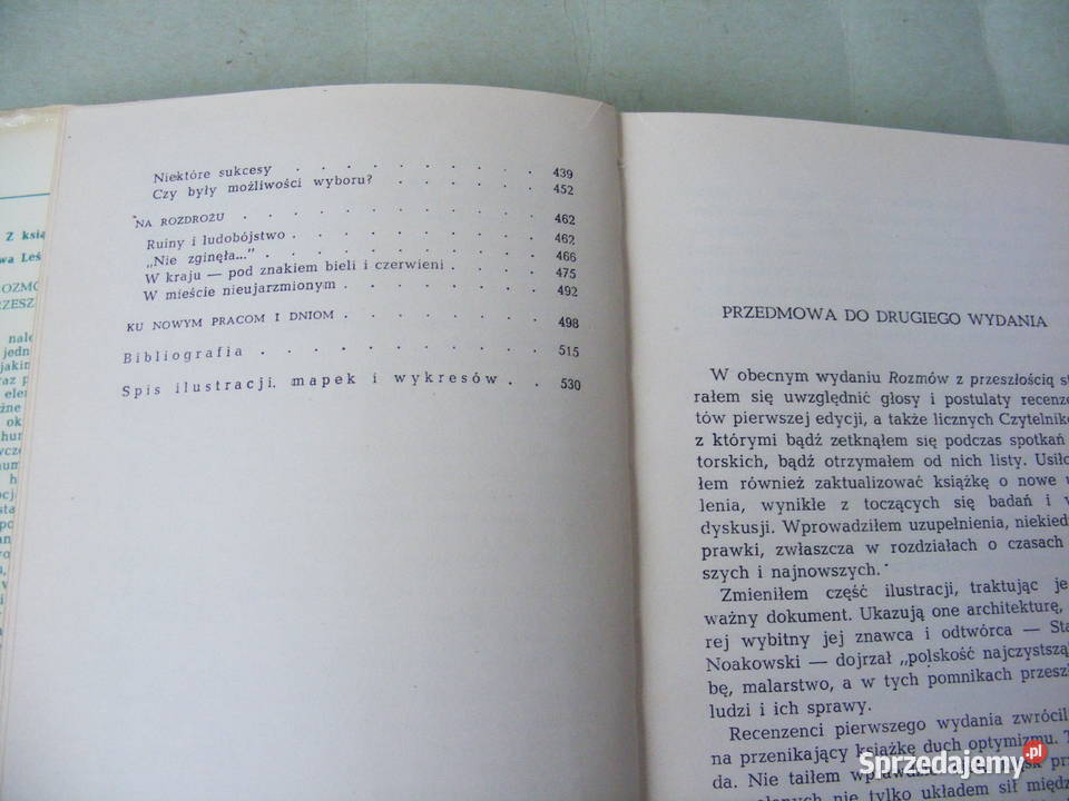 Przeszłość przyszłości Rozmowy z przeszłością Rok wydania 1970 Oborniki Śląskie
