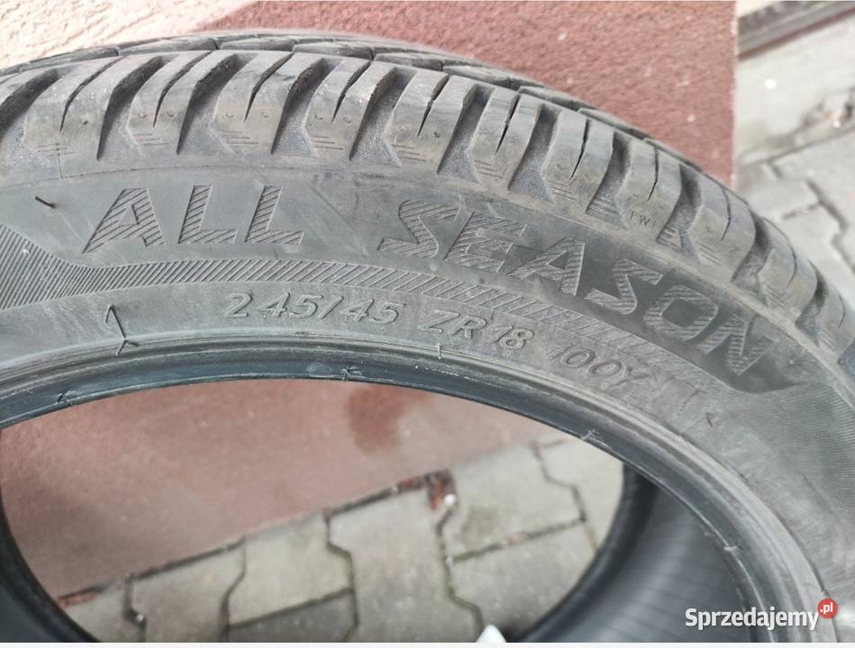 Dwie opony całoroczne Tigar All Seasons R18 75mm 18cale Samochodowe małopolskie