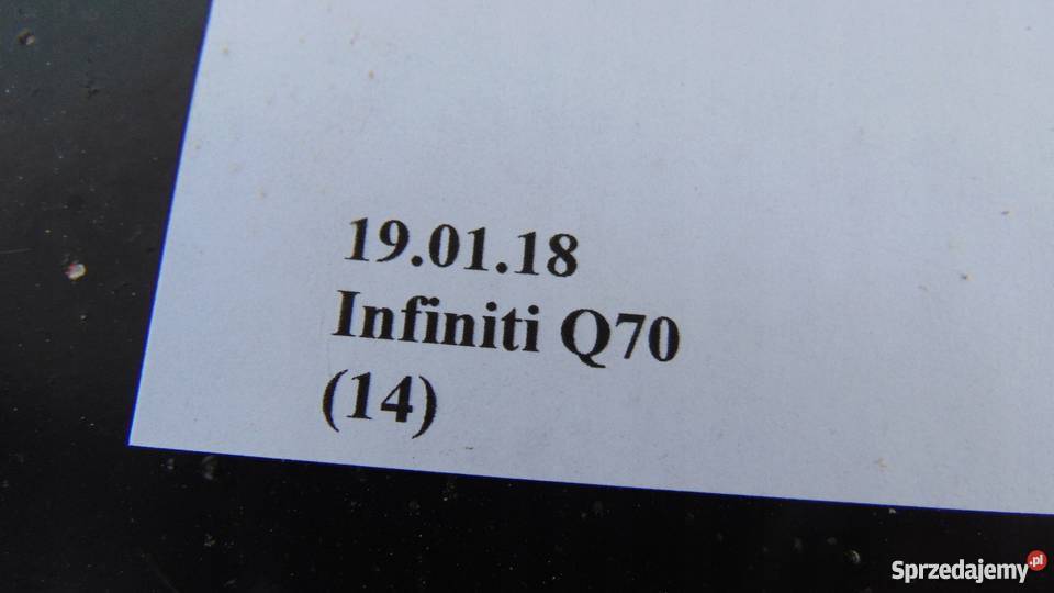OSŁONA TARCZ KOTWICZNA INFINITI Q70 S Nowy Tomyśl