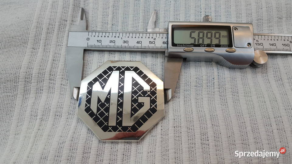 MR ZR EMBLEMAT ZNACZEK LOGO 59 mm NOWY CHROM osobowe Poznań