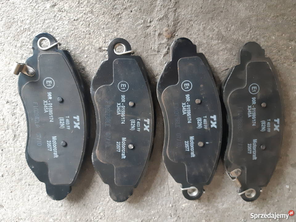 KLOCKI HAMULCOWE PRZÓD FORD TRANSIT 20002006 Układ hamulcowy Koronowo