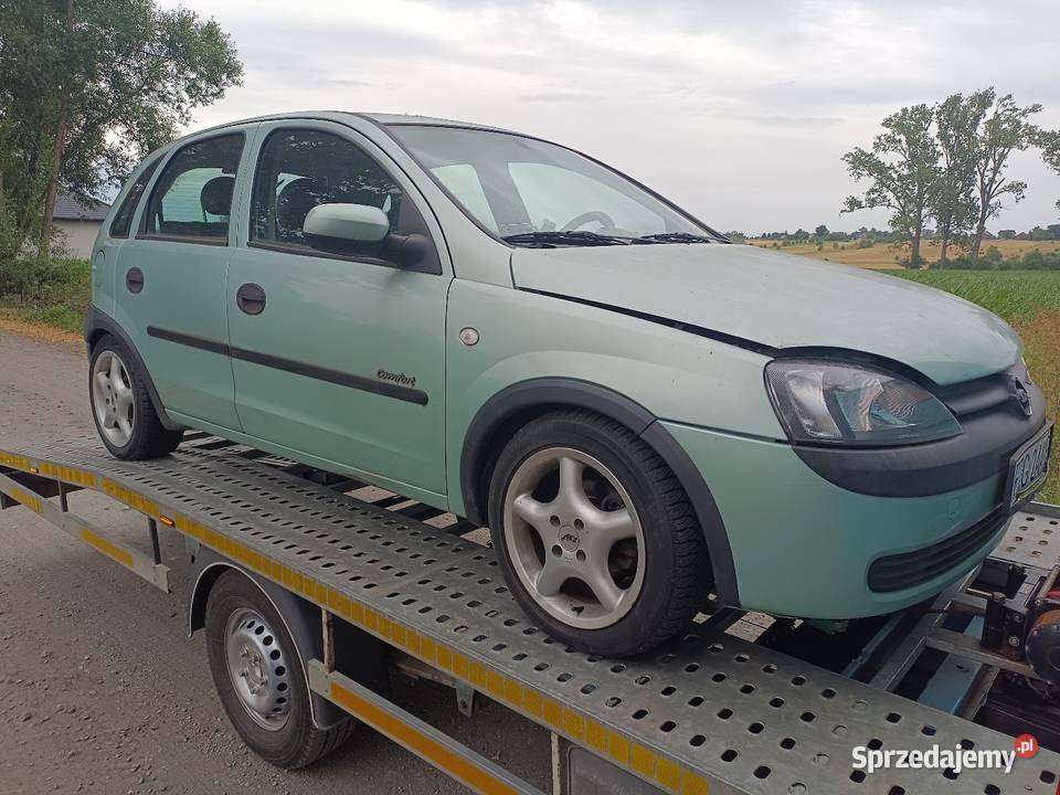 Opel Corsa C 12 lpg 16v2004 Uszkodzony Rok produkcji 2004 Zgierz sprzedam