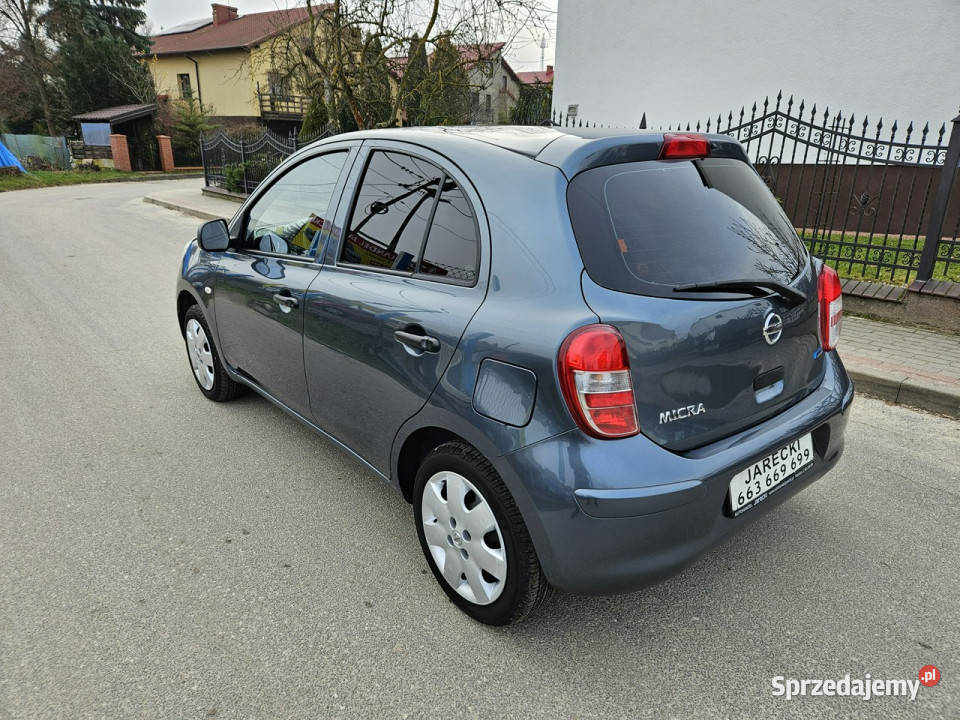 Nissan Micra Opłacona Zdrowa Zadbana Serwisowana kurtyny powietrzne Kisielice