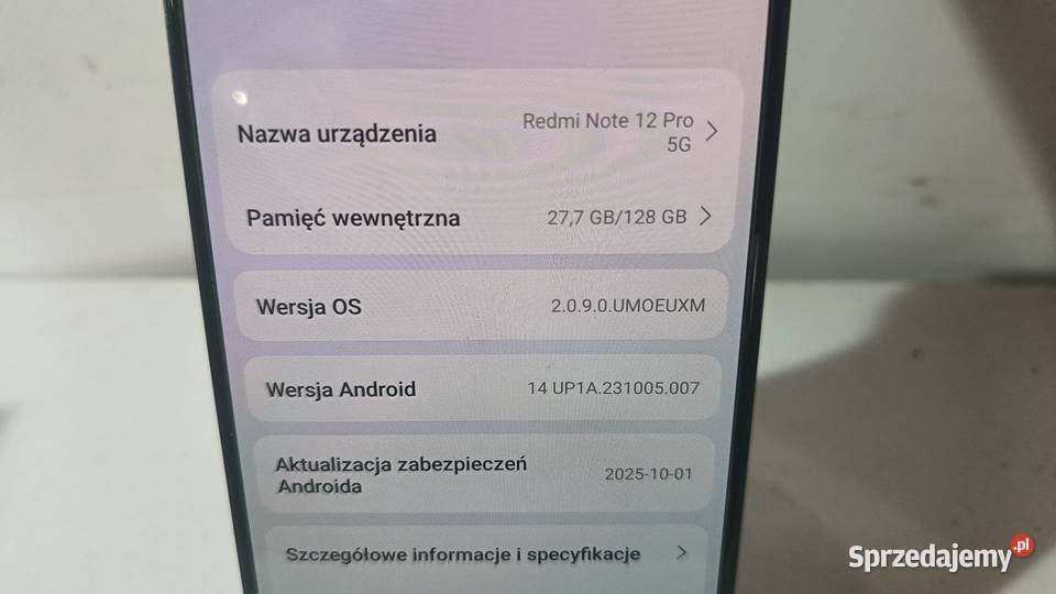Smartfon Redmi Note 12 Pro 5G 6128GB Katowice