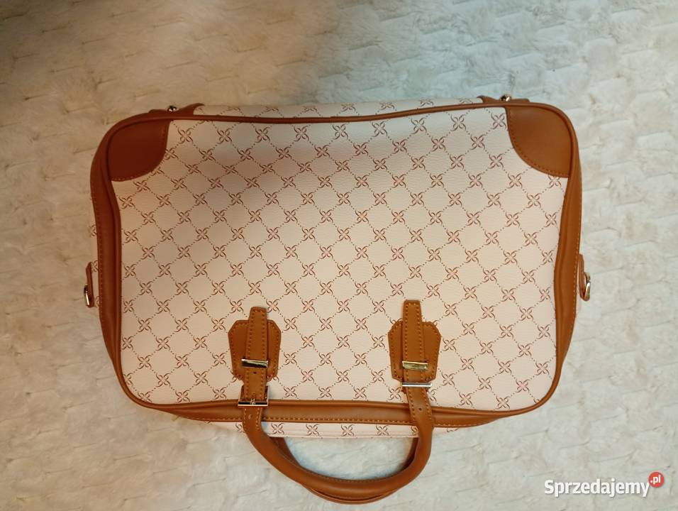 Nine West brązowa teczka biznesowa brązowa torba 42cm Kraków