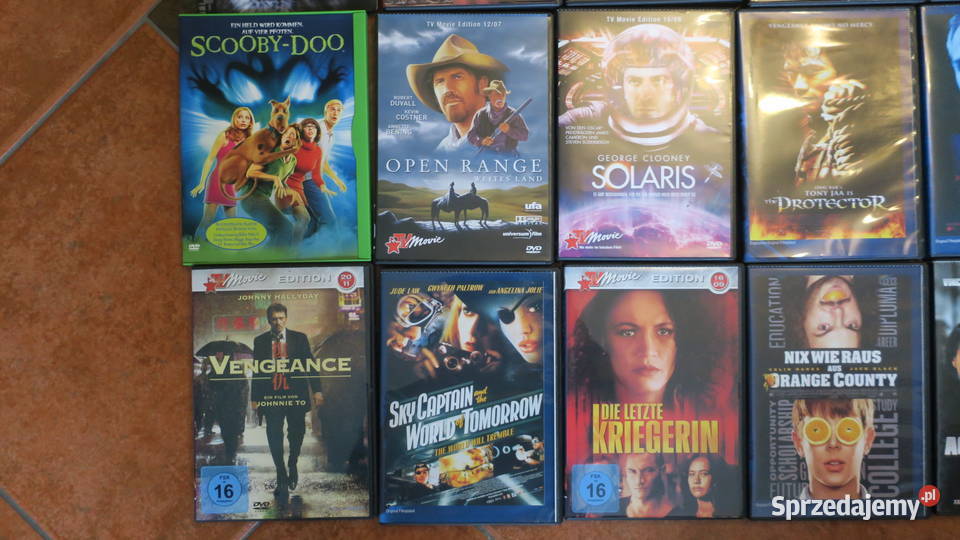 Filmy DVD 20 sztuk Piotrowice