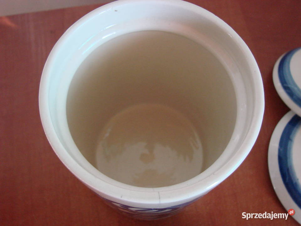 Włocławek fajansowy pojemnik pomorskie sprzedam