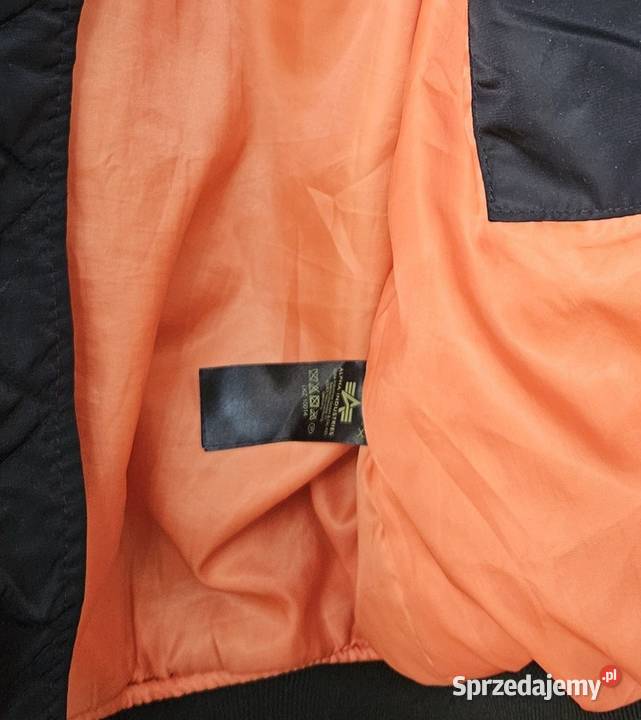 Kurtka XL Alpha Industries flek flyers czarna Konstancin-Jeziorna