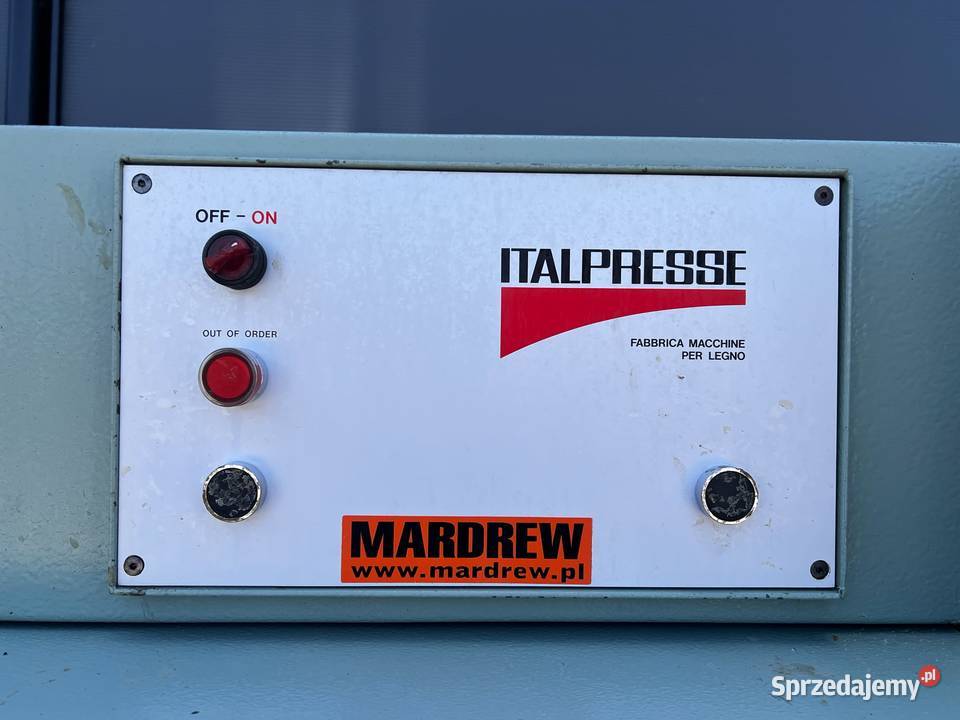 Prasa półkowa Italpresse BNF 1300x3000 1526 Naprawa