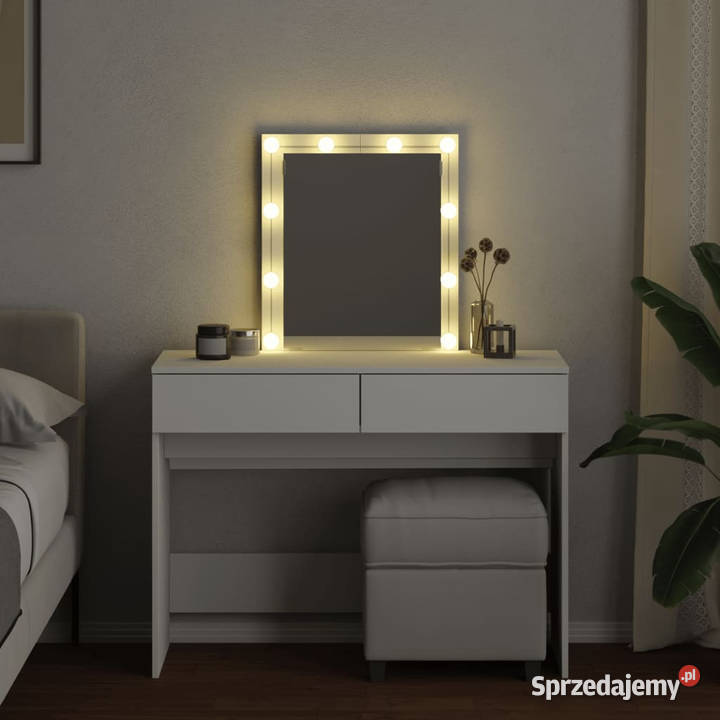 Toaletka z oświetleniem LED biała 100x40x130 Warszawa sprzedam