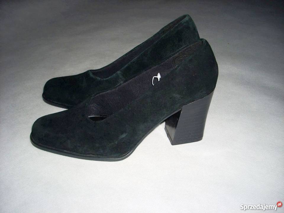 CA skóra zamsz NOWE 37 czółenka słupek Rozmiar 37 Nowy Sącz