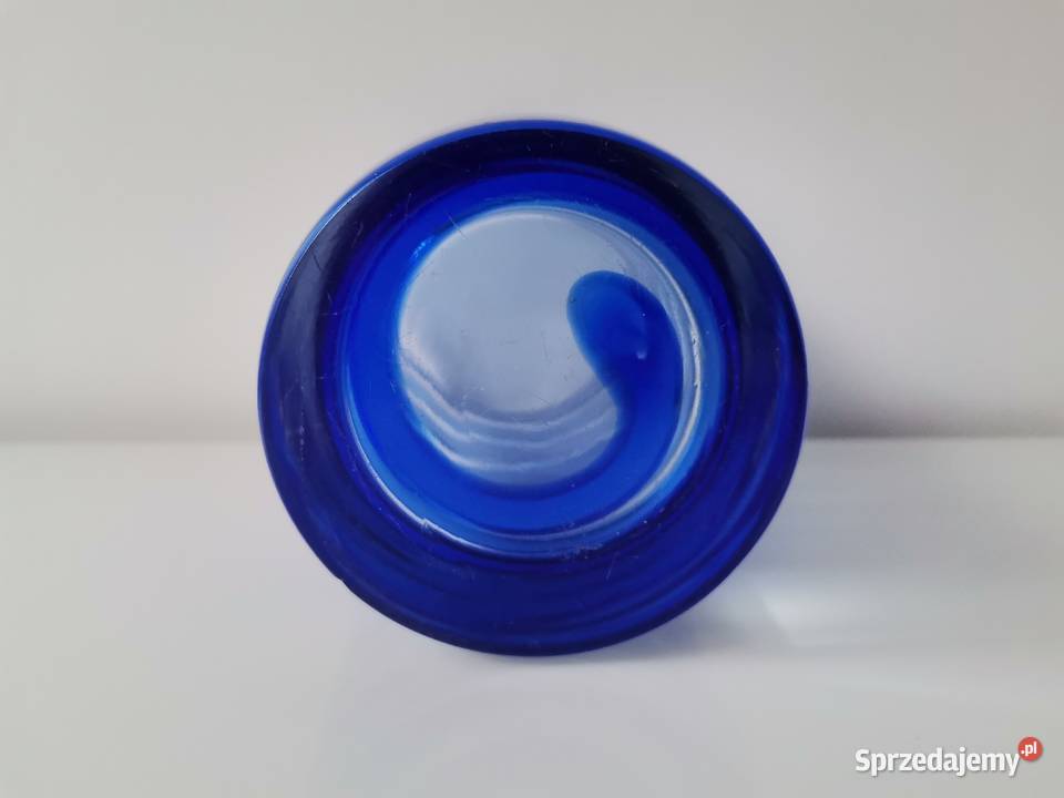 Stary duży ciężki wazon w oplocie Makora Krosno Katowice