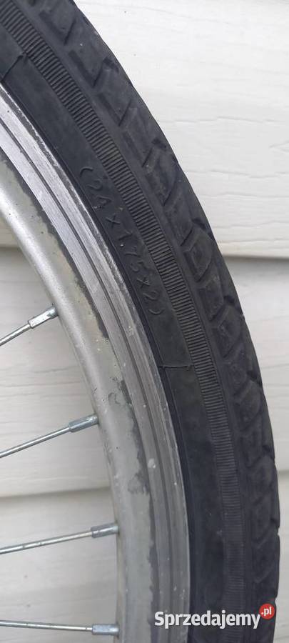Koło tylne do roweru 24 z oponą i dętką SHIMANO Małkinia Górna