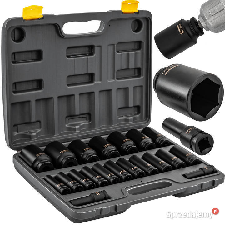 zestaw nasadek udarowych do kluczy 1038mm hex 20 Katowice