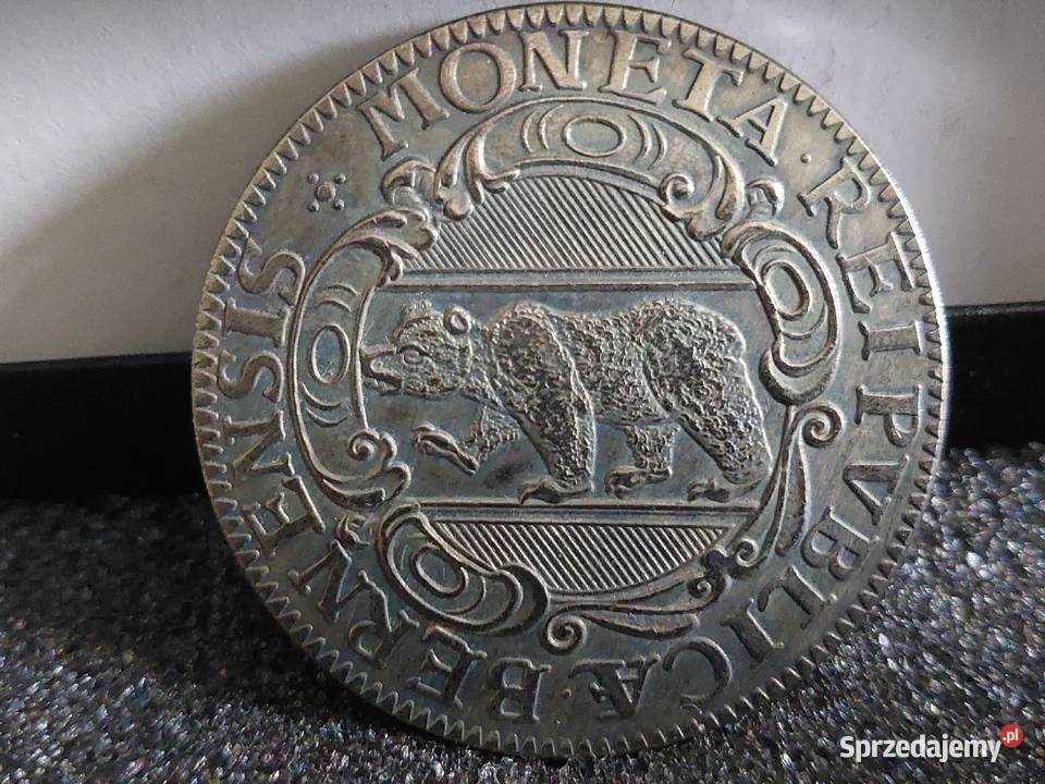 Moneta Dukat Szwajcarski z imieniem Boga IEHOVA Ścinawa