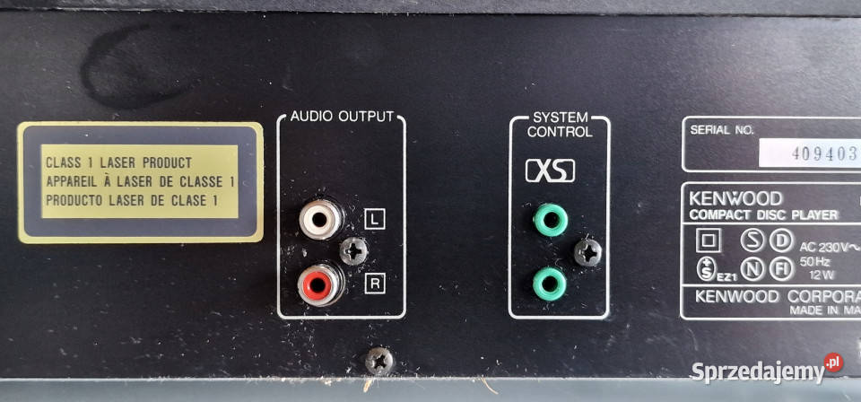 odtwarzacz kompaktowy CD player Kenwood DP 1060 wielkopolskie Międzychód sprzedam