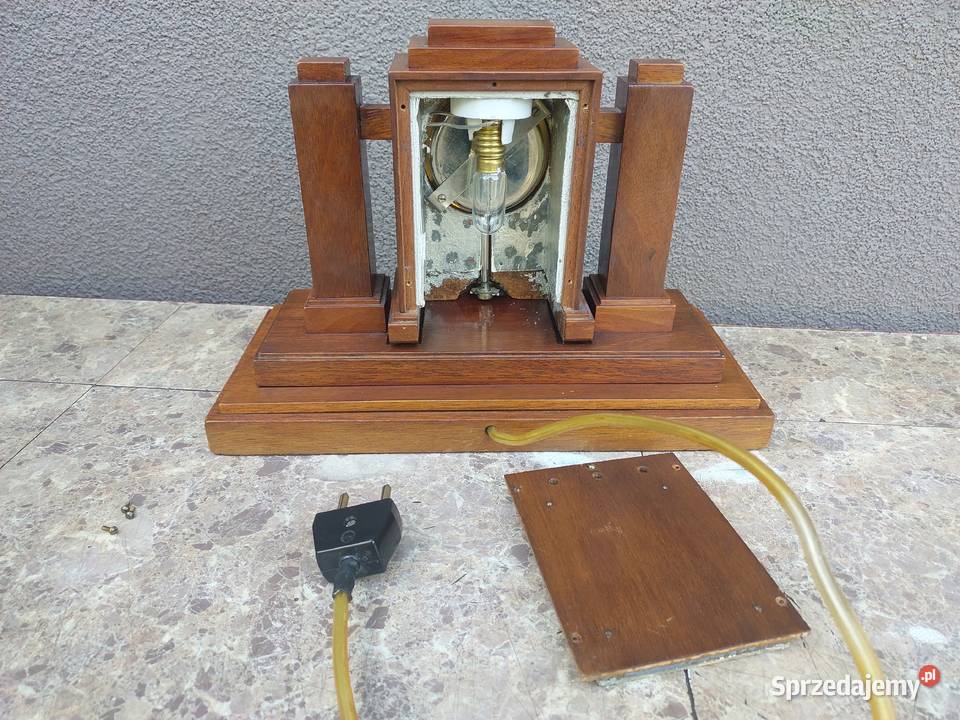 241 Stary zegar stołowy art deco mechanizm Pozostałe Tczew