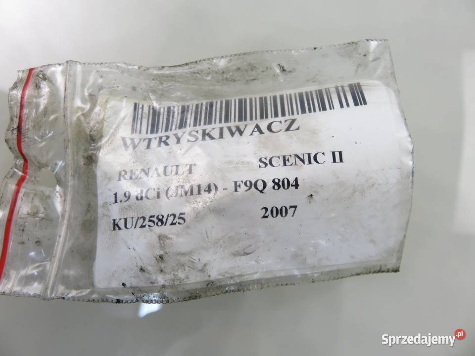 WTRYSKIWACZ RENAULT SCENIC II 19 dCi 8200389369 sprzedam
