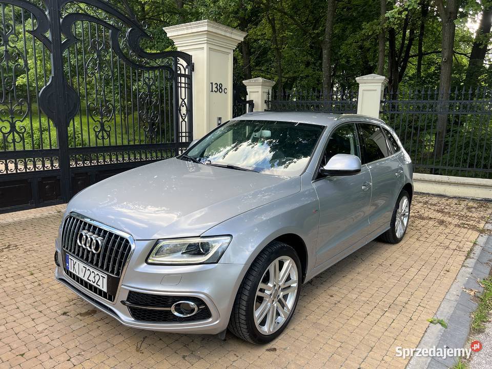Audi Q5 SLine Lift 2016r 20 TDI Manual PDC Hak Rok produkcji 2016 Nowa Słupia