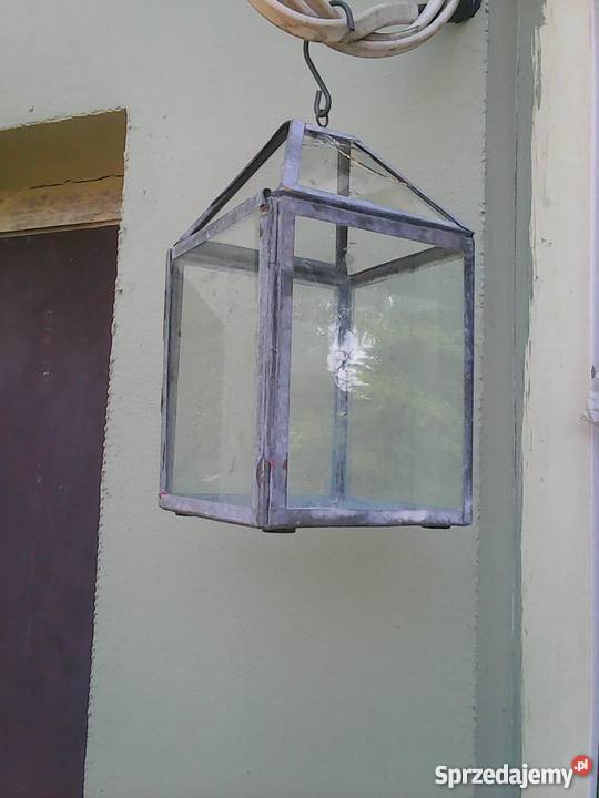 Lampa na świece lampion wielokolorowy