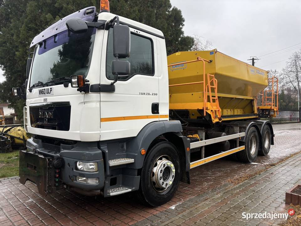 MAN TGM 26290 6x4 BB piaskarka solarka schmidt Napęd 2 lub więcej osi Ropczyce