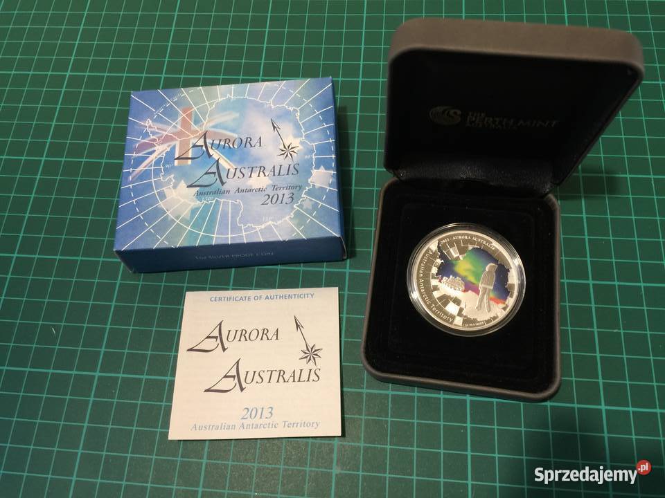 Srebrna moneta z serii Terytorium Australii Warszawa