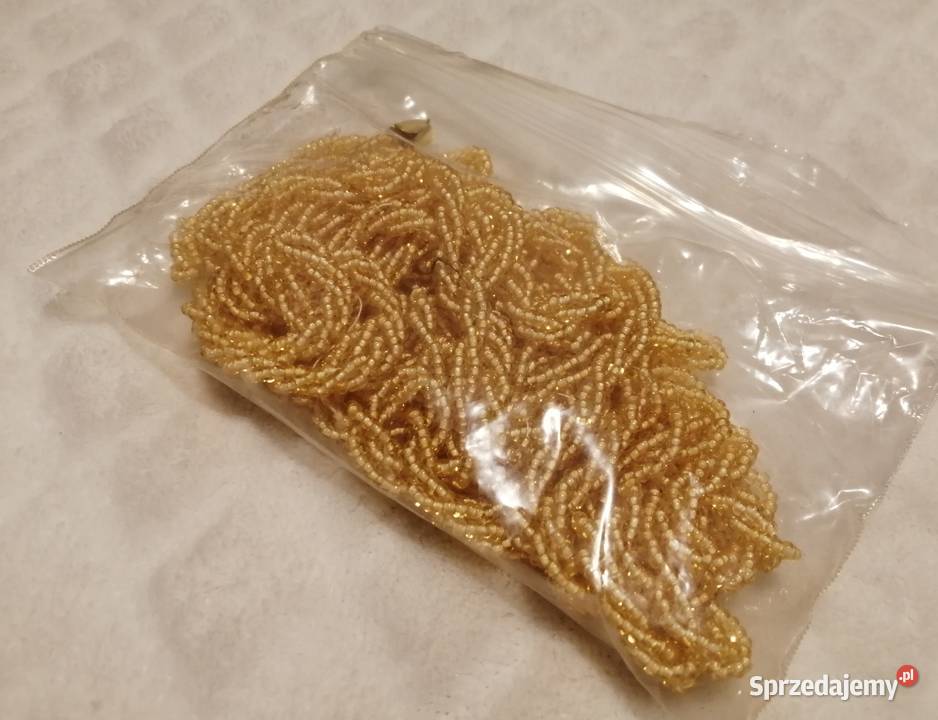 Koraliki 2mm przeźroczyste ecru 50g 16 Kreatywne śląskie Czeladź