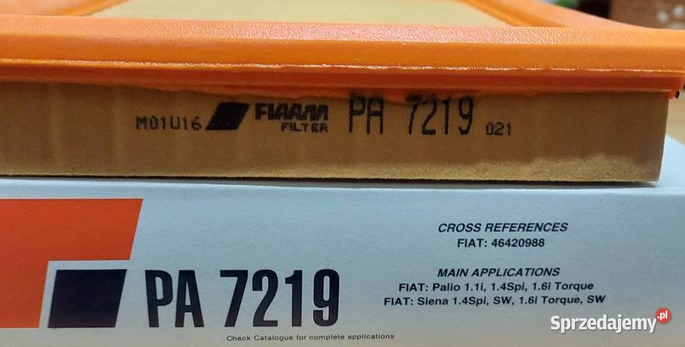 Filtr powietrza FIAAM PA7219 Kielce