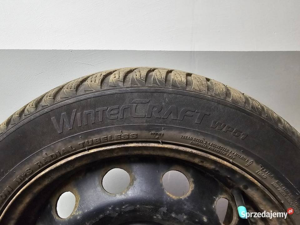 Felgi stalowe 15 z oponami zimowymi KUMHO Zabrze sprzedam