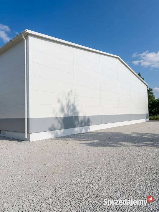 Hala 1 800 m plac 5 600 m Malbork wykończenie Hale i magazyny pomorskie sprzedam