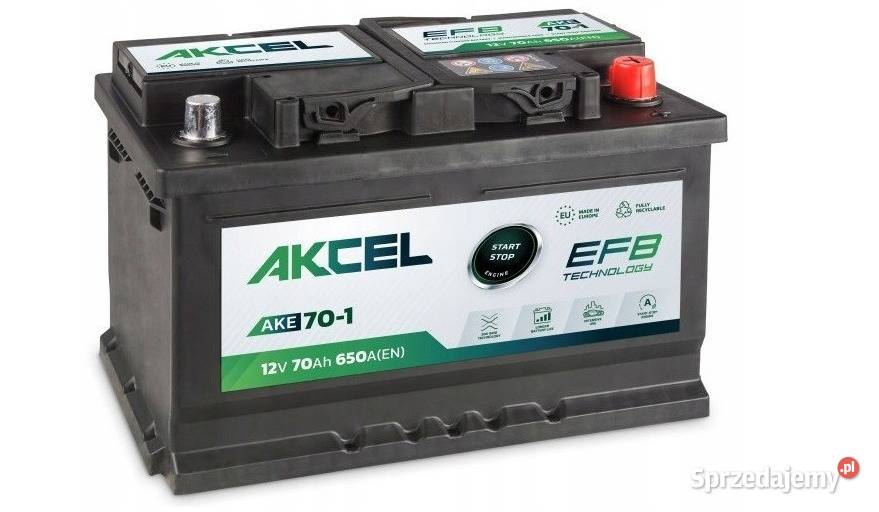 AKCEL EFB 75Ah 75 Ah 730A 12V P StartStop Jelcz-Laskowice