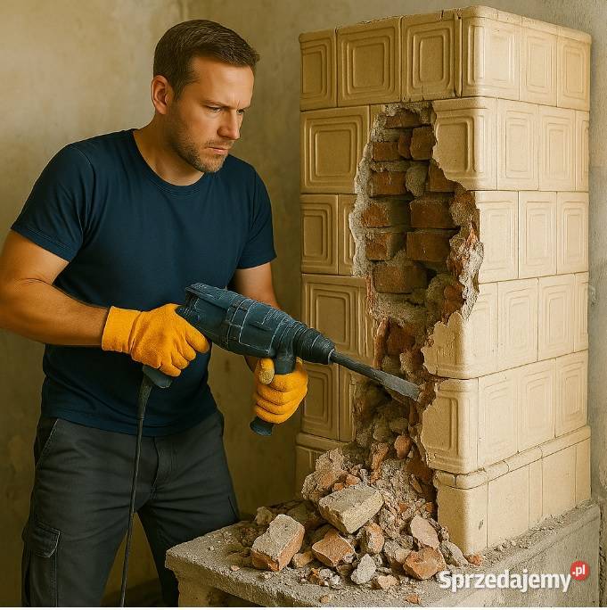 Demontaż pieca kaflowego Oleśnica Trzebnica