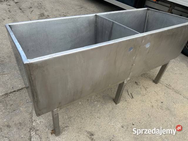 Basen gastronomiczny dwukomorowy ze stali Pozostałe dolnośląskie Głogówko