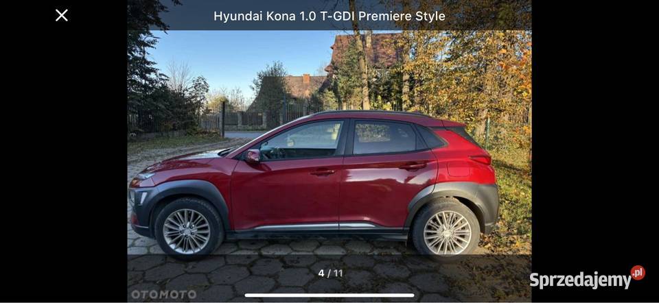 Hyundai kona 1 właściciel światła do jazdy dziennej małopolskie Zakopane