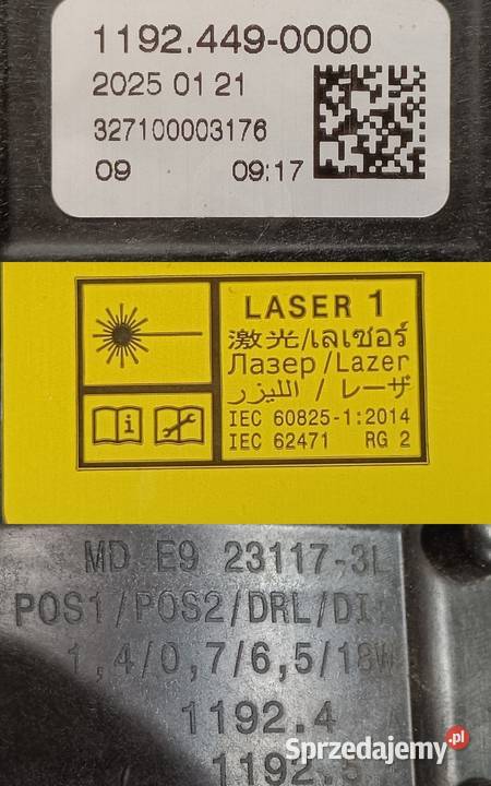 BMW 4 G22 G23 G80 G82 LAMPA LEWA LASER SHADOW Pleszew