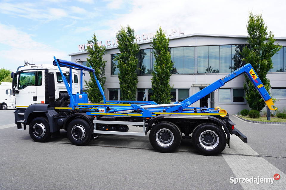 Man TGS 35400 8x4 E5 Hakowiec HYVA LIFT 3256