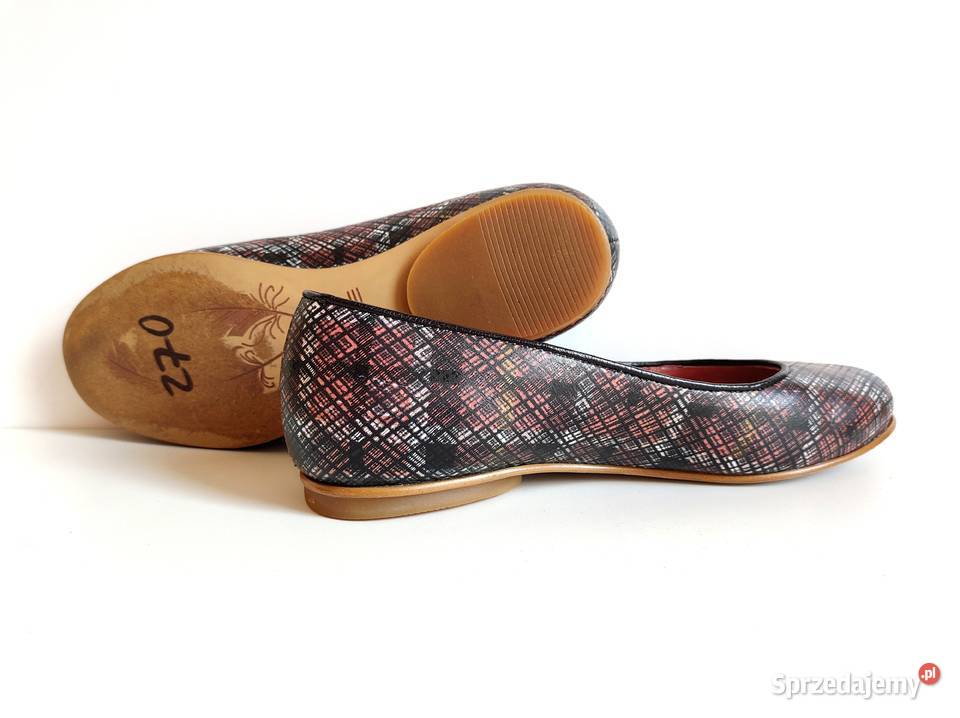 7314 ELITE ładne kolorowe kratka skóra 37 Kędzierzyn-Koźle