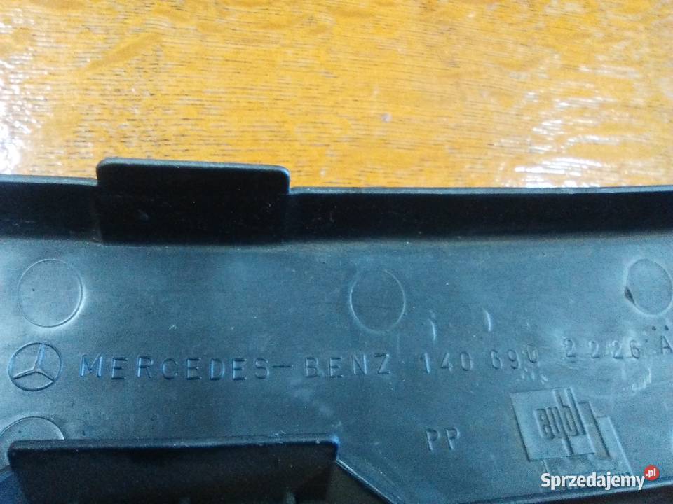 Osłona tylnej kanapy Mercedes S klasa W140 Poznań