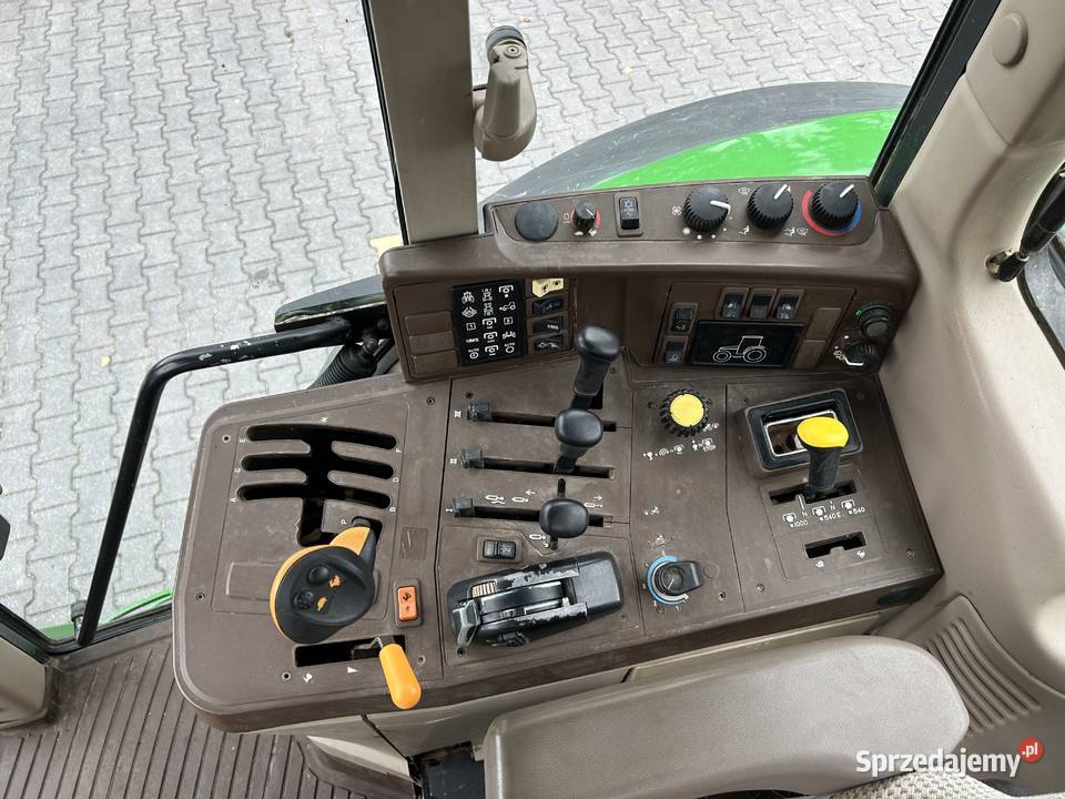 John Deere 6820 TUZ JD 6610 Ares 640 Renault mazowieckie Laskowiec
