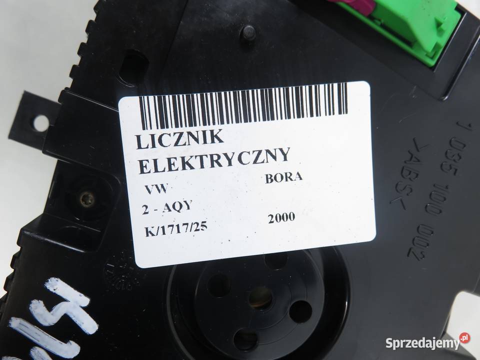LICZNIK VW BORA 20 1J0920802B 0263618031