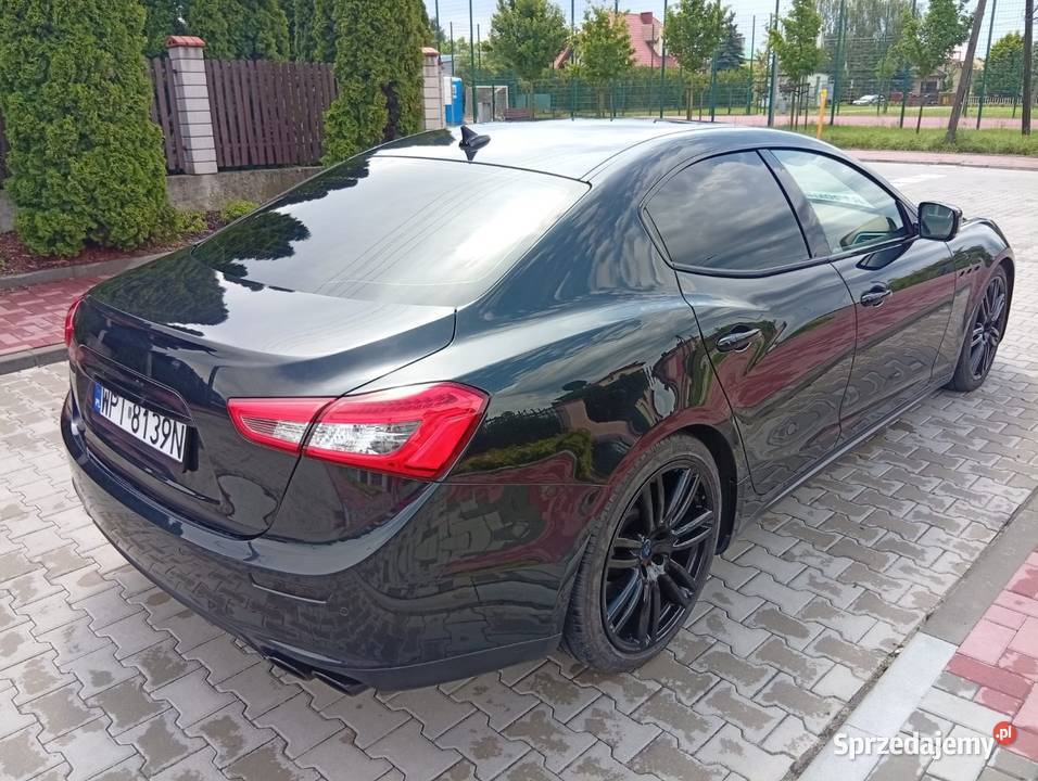 Maserati Ghibli SQ4 410 2015 elektrycznie ustawiane fotele Ghibli Garbatka