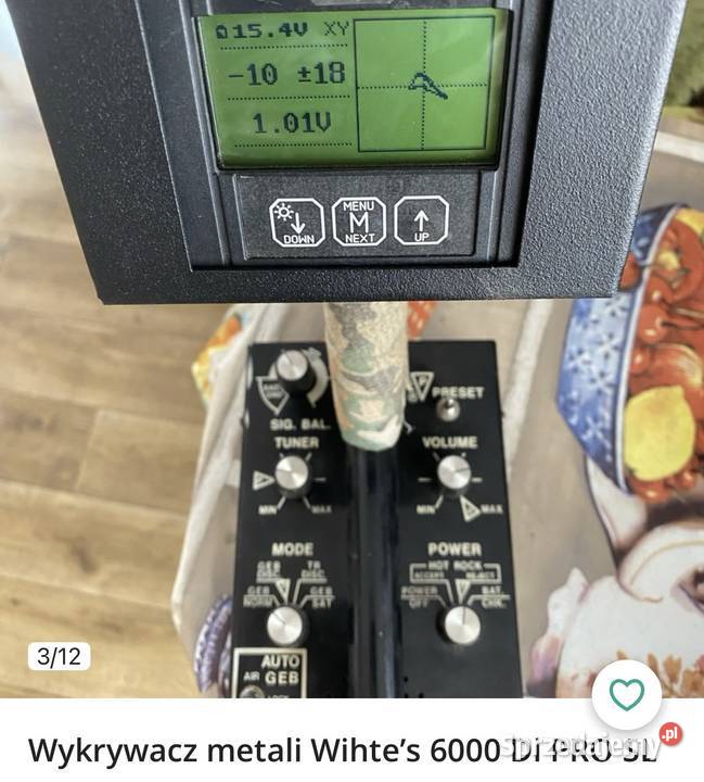 Wykrywacz metali Whites 6000 Di Pro SL Pozostałe Daleszyce