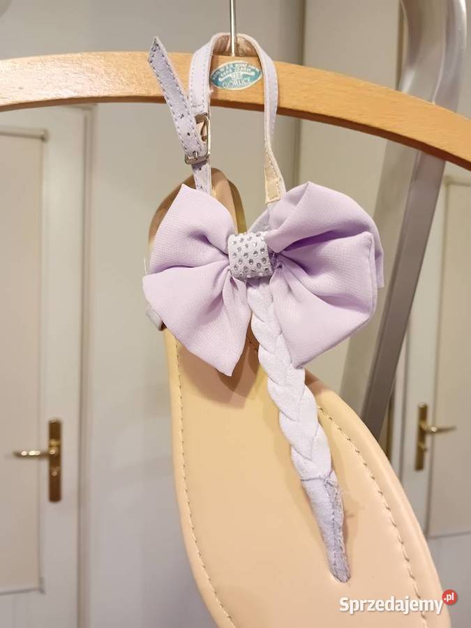 sandałki damskie z kokardkami lekkie 26cm Warszawa