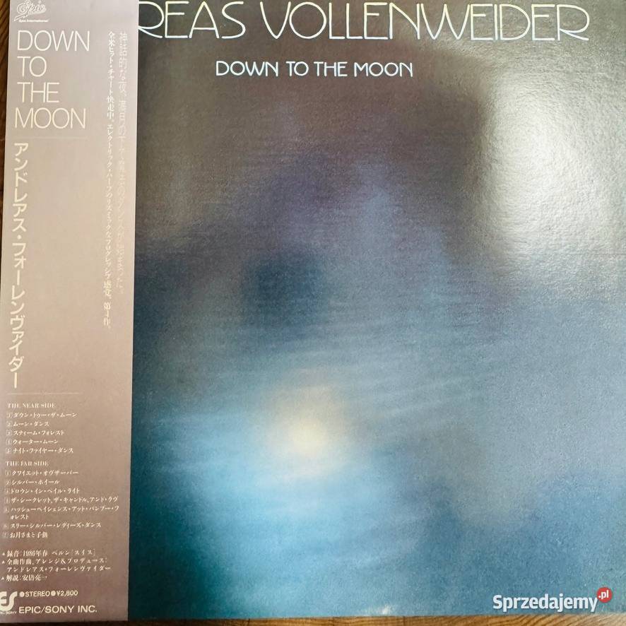 Down To The Moon LP Andreas Vollenweider Winyl jazz Warszawa