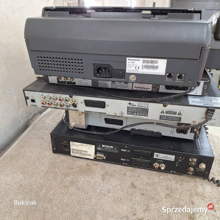 Fax Panasonic odtwarzacze DVD dekoderypiloty Pozostałe mazowieckie Piaseczno