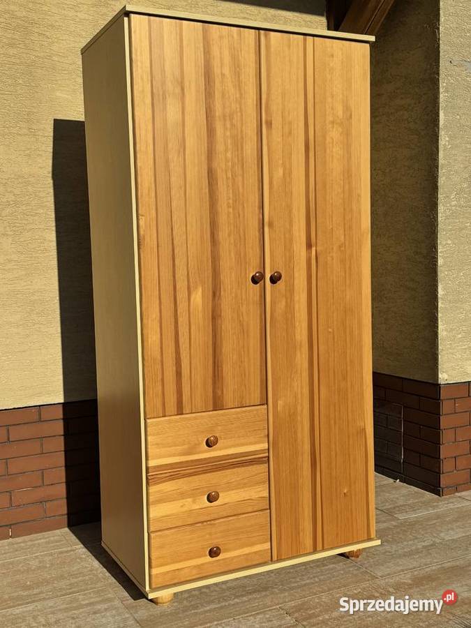 Szafa 2 drzwiowa sosnowa bieliźniarka szafka Garwolin