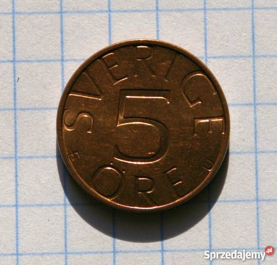 5 ORE 1979 SZWECJA Numizmatyka Parczew