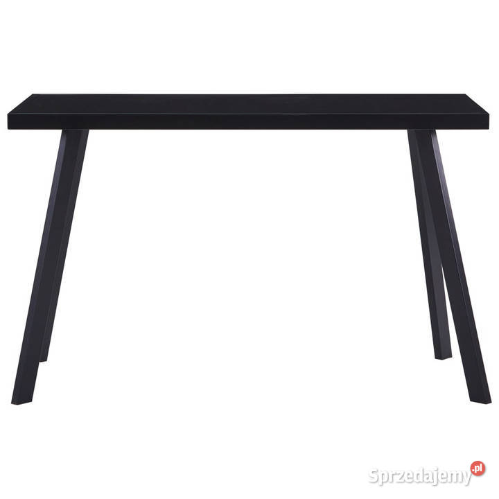 Stół jadalniany czarny 120x60x75 hartowane szkło Stoły Warszawa