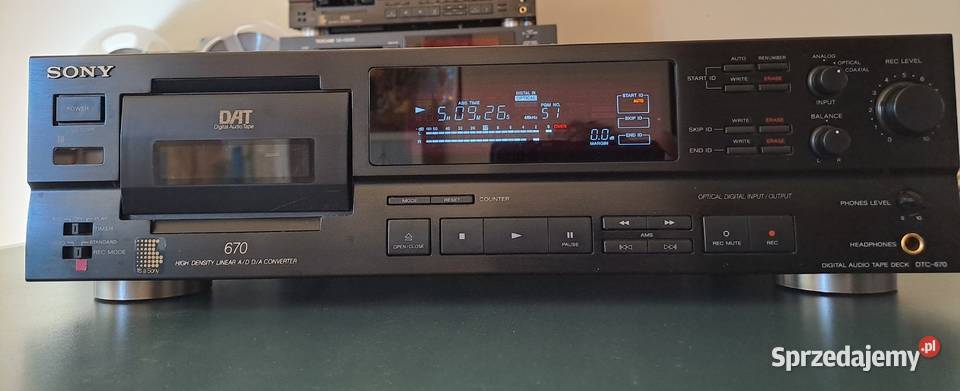Magnetofon cyfrowy DAT Sony DTC790 Białystok
